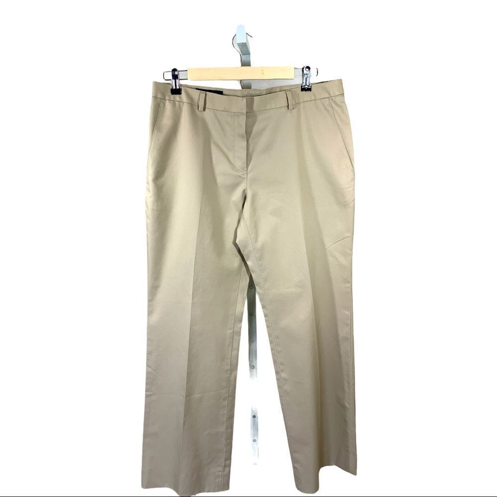 BROOKS BROTHERS Women’s Casual Advantage Chino Cotton Pants Tan Size 10